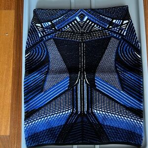 New RVN designer bandage mini skirt sz S